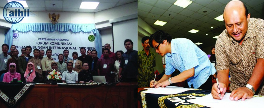 Deklarasi Asosiasi Ilmu Hubungan Internasional Indonesia (AIHII) di UMY